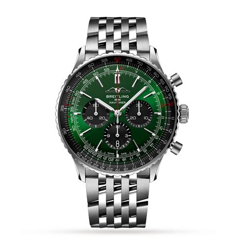 green breitling watch